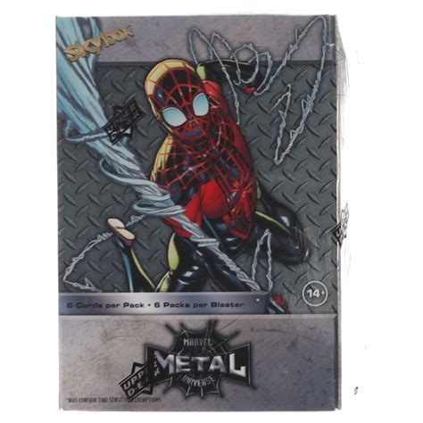 spider man metal hobby box|skybox metal universe spider man.